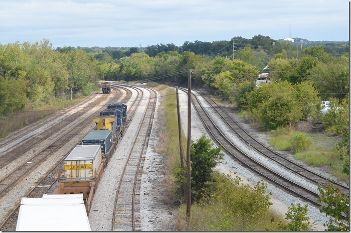 CSX 235-210 Ensley AL. View 3. NS and BHRR are probably the tracks on the right. 